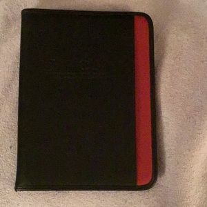 Leather Feel Zippered Portfolio